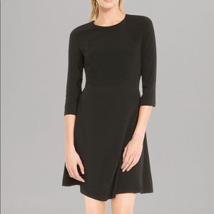 Sandro Requiem black dress with open back